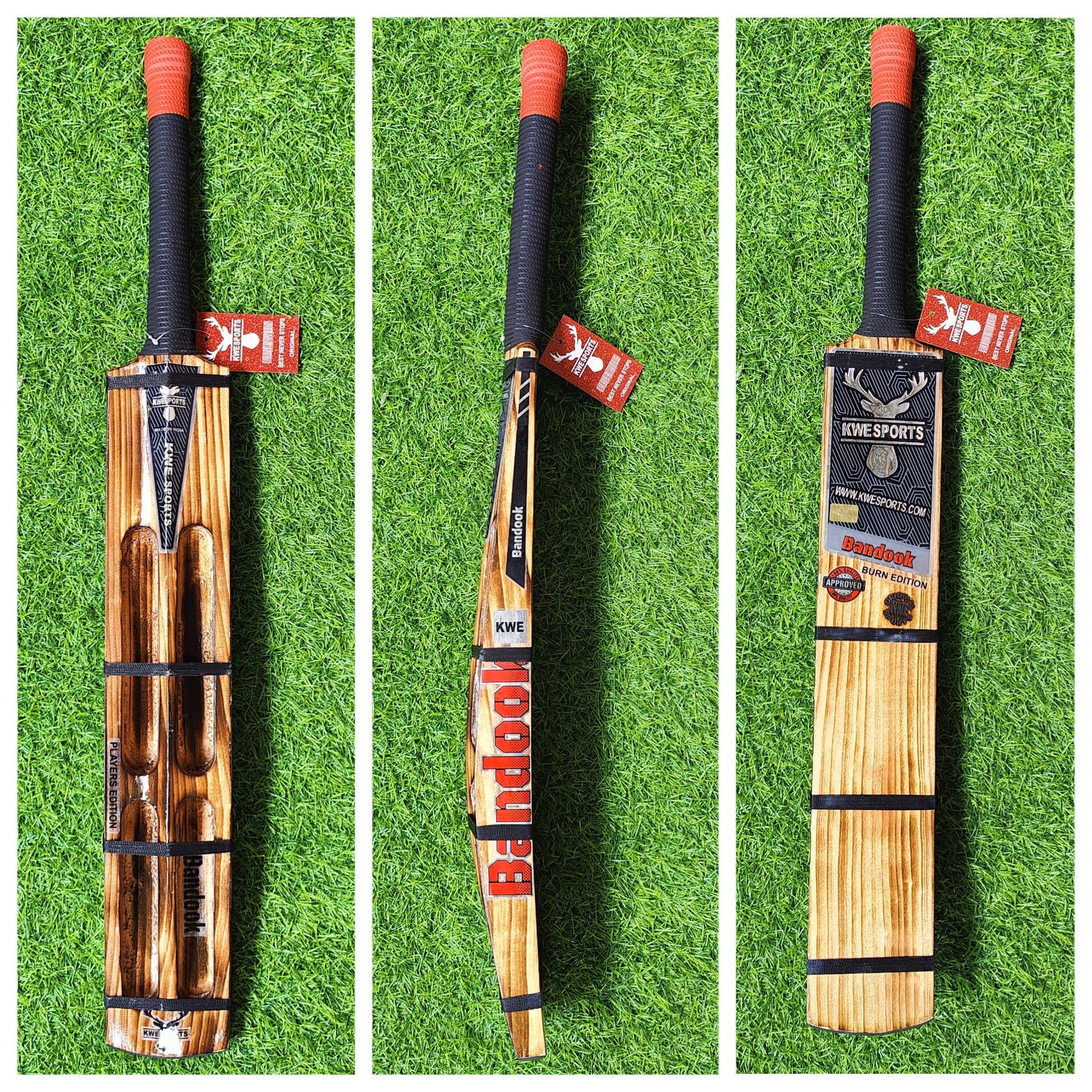 Kwesports Bandook Burn Player Edition - Hard Tennis Bat
